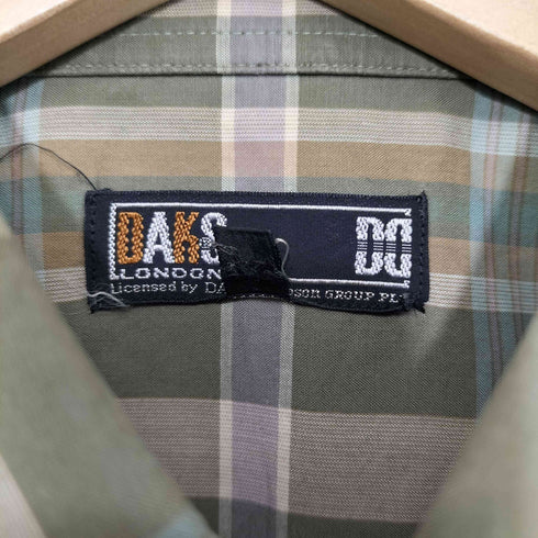 ダックスロンドン DAKS LONDON S/Sチェックシャツ メンズ JPN:M