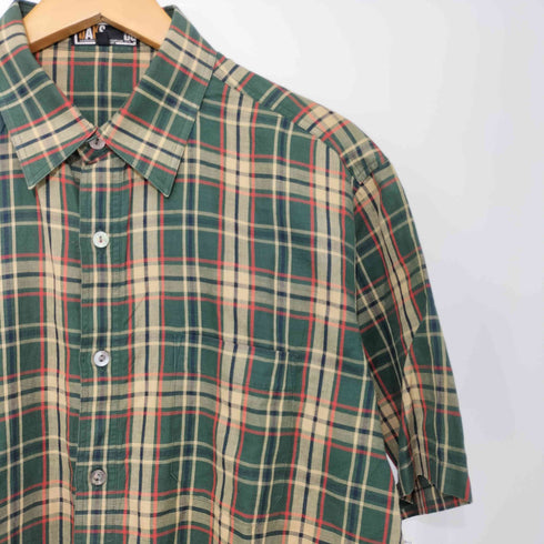 ダックス DAKS S/Sチェックシャツ メンズ JPN:M