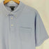 エディーバウアー Eddie Bauer シアサッカー ストライプ ボタンダウン S/S ポロシャツ メンズ import:L