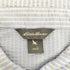 エディーバウアー Eddie Bauer シアサッカー ストライプ ボタンダウン S/S ポロシャツ メンズ import:L