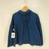 コットンハウスアヤ Cotton House Aya 襟リネン 裾レース コットンシャツブラウス レディース JPN:M