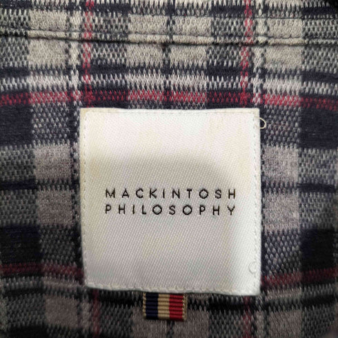 マッキントッシュフィロソフィー MACKINTOSH PHILOSOPHY 長袖コットンネルシャツ メンズ 40
