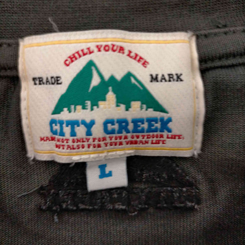 CITY CREEK 異素材ギミックプルオーバー メンズ JPN:L
