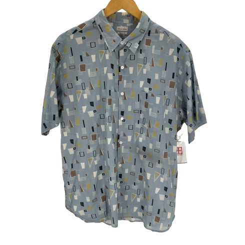 スティーブンアラン Steven Alan COTTON VIYELLA PRINT ROUND-BOLD SHIRT メンズ