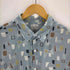 スティーブンアラン Steven Alan COTTON VIYELLA PRINT ROUND-BOLD SHIRT メンズ
