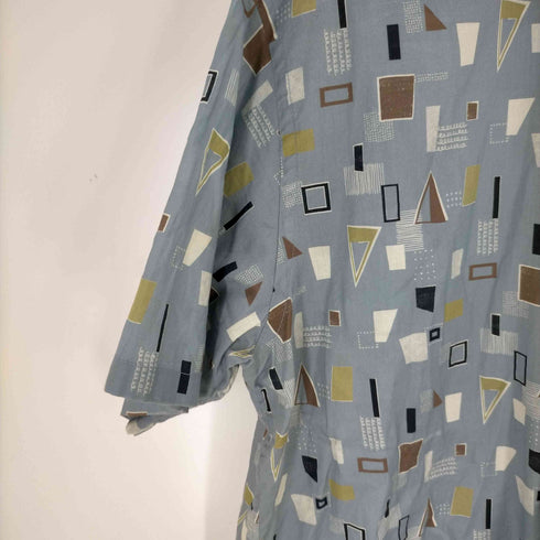 スティーブンアラン Steven Alan COTTON VIYELLA PRINT ROUND-BOLD SHIRT メンズ