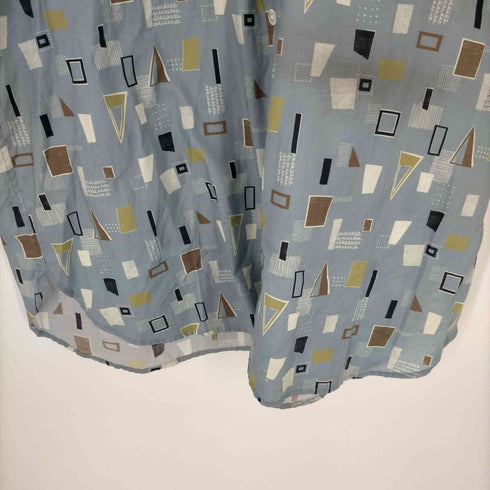 スティーブンアラン Steven Alan COTTON VIYELLA PRINT ROUND-BOLD SHIRT メンズ