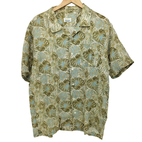 ジャンネット giannetto リネン アロハシャツ 半袖オープンカラーシャツ メンズ JPN:XXL