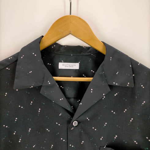ビューティーアンドユースユナイテッドアローズ BEAUTY & YOUTH UNITED ARROWS ドット柄オープンカラーシャツ メンズ JPN:M