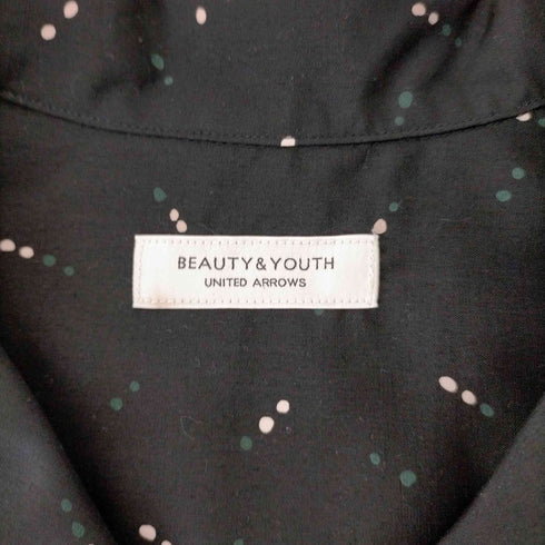 ビューティーアンドユースユナイテッドアローズ BEAUTY & YOUTH UNITED ARROWS ドット柄オープンカラーシャツ メンズ JPN:M