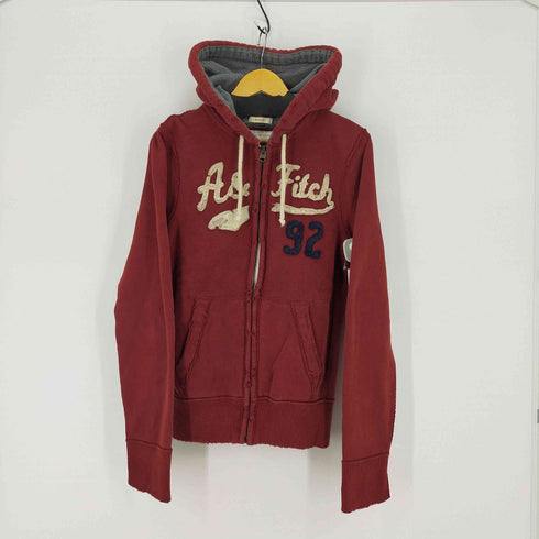 アバクロンビーアンドフィッチ Abercrombie & Fitch MUSCLE ダメージ加工 ジップパーカー メンズ JPN:S