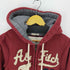 アバクロンビーアンドフィッチ Abercrombie & Fitch MUSCLE ダメージ加工 ジップパーカー メンズ JPN:S