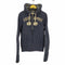 アバクロンビーアンドフィッチ Abercrombie & Fitch MUSCLE ダメージ加工 ジップパーカー メンズ import:M