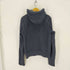 アバクロンビーアンドフィッチ Abercrombie & Fitch MUSCLE ダメージ加工 ジップパーカー メンズ import:M