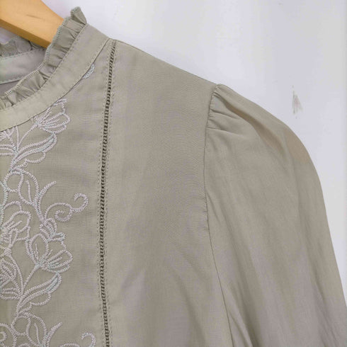 プロポーションバイボディードレッシング PROPORTION BODY DRESSING フロント刺繍ブラウス レディース JPN:S