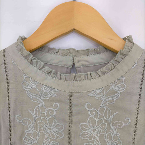 プロポーションバイボディードレッシング PROPORTION BODY DRESSING フロント刺繍ブラウス レディース JPN:S