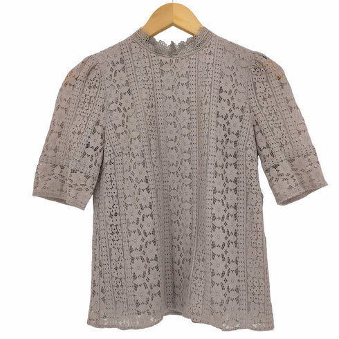 プロポーションバイボディードレッシング PROPORTION BODY DRESSING フラワークラシカルレース 5分袖ブラウス レディース JPN:S