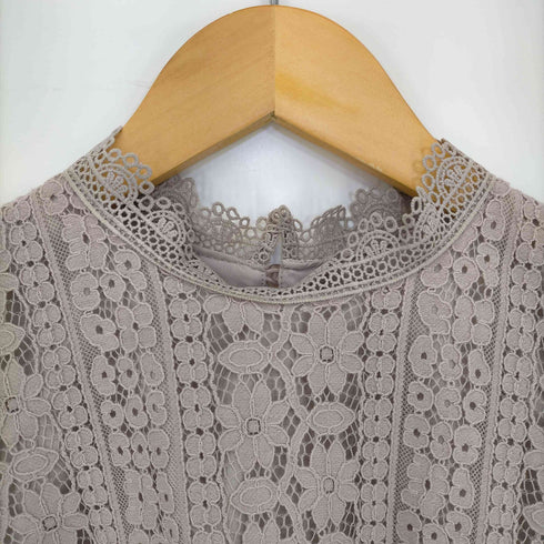 プロポーションバイボディードレッシング PROPORTION BODY DRESSING フラワークラシカルレース 5分袖ブラウス レディース JPN:S