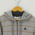 アディダス adidas 00S ボーダージップパーカー トレフォイルロゴ メンズ JPN:L