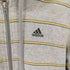 アディダス adidas 00S ボーダージップパーカー トレフォイルロゴ メンズ JPN:L