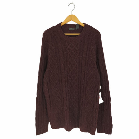 セントジョンズベイ ST.JOHNS BAY EXTRA GRANDE シルクアクリル ケーブルニット メンズ import:XL