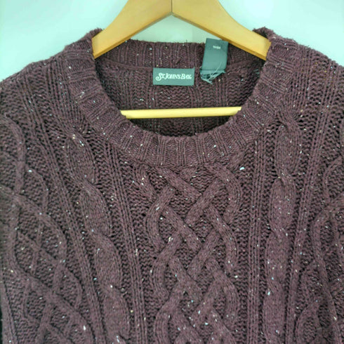 セントジョンズベイ ST.JOHNS BAY EXTRA GRANDE シルクアクリル ケーブルニット メンズ import:XL