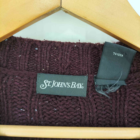 セントジョンズベイ ST.JOHNS BAY EXTRA GRANDE シルクアクリル ケーブルニット メンズ import:XL