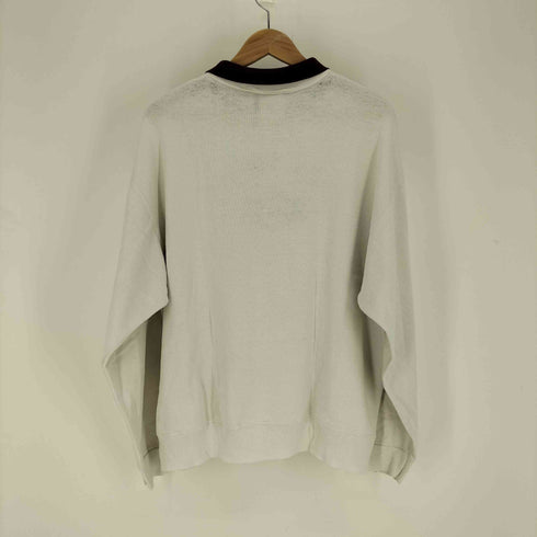 90S USA製 Hanes ボディ REAL AMERICAN 後付け襟 LAS VEGAS 刺繍 レイヤード スウェット メンズ import:XL