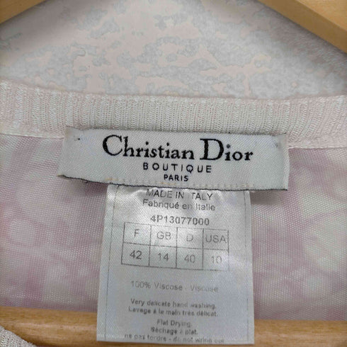 クリスチャンディオール Christian Dior トロッター レーヨンジップブルゾン レディース FR:42
