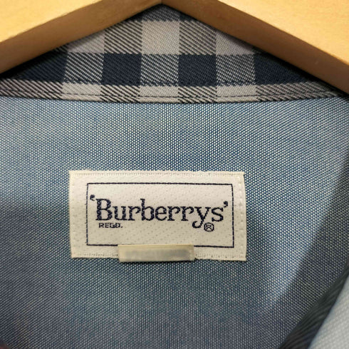 バーバリーズ BURBERRYS ワンポイント刺繍 長袖シャツ メンズ import:M
