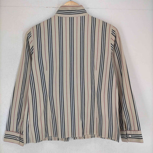 バーバリーロンドン BURBERRY LONDON ストライプジップシャツ レディース JPN:M