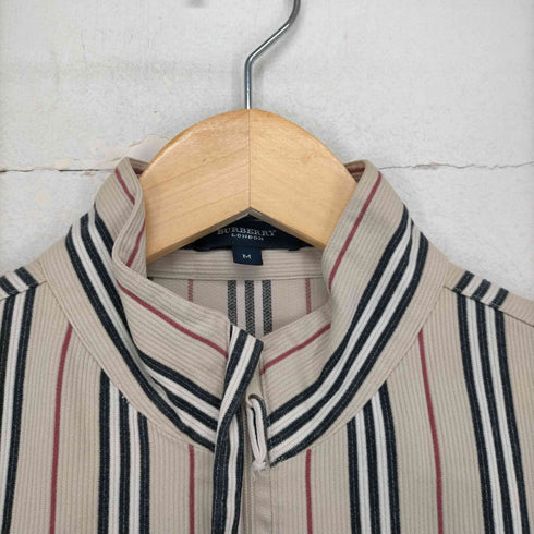 バーバリーロンドン BURBERRY LONDON ストライプジップシャツ レディース JPN:M