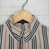 バーバリーロンドン BURBERRY LONDON ストライプジップシャツ レディース JPN:M