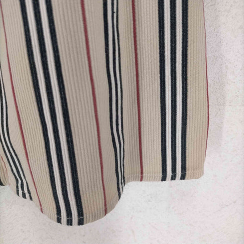 バーバリーロンドン BURBERRY LONDON ストライプジップシャツ レディース JPN:M