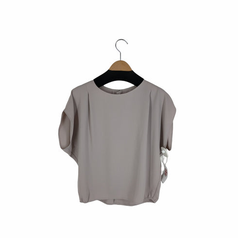 ユナイテッドアローズグリーンレーベルリラクシング UNITED ARROWS green label relaxing ダブルクロス トラップWST プルオーバー ブラウス -マシンウォッシャブル・防シワ- レディース