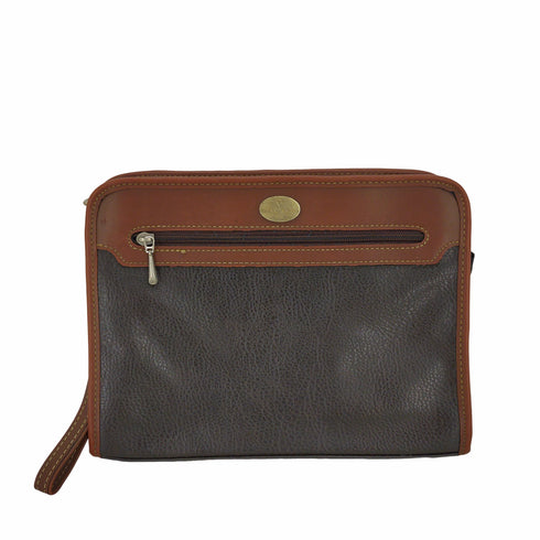ヴァレンティノ Valentino RUDOLPH VALENTINO レザークラッチバッグ セカンドバッグ ロゴプレート レディース ONE SIZE
