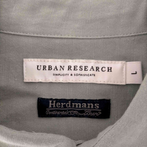 アーバンリサーチ URBAN RESEARCH HerdmansLinen Regular Shirts メンズ JPN:L