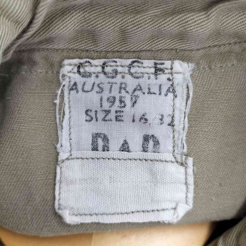 50S オーストラリア軍 コンバッドシャツ マチ付き CGCF メンズ 16/32