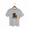 メゾンキツネ MAISON KITSUNE メゾンキツネ UNISEX cafe kitsune デザインプリント刺繍Tシャツ レディース XXS
