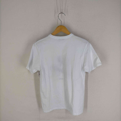 メゾンキツネ MAISON KITSUNE メゾンキツネ UNISEX cafe kitsune デザインプリント刺繍Tシャツ レディース XXS