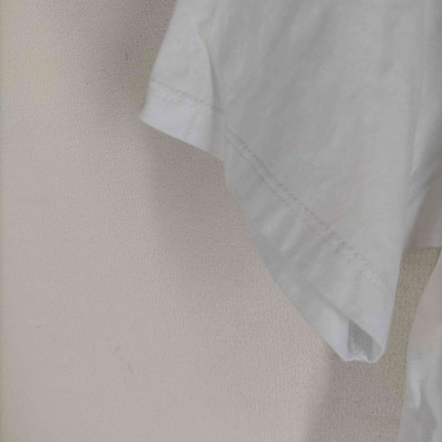 メゾンキツネ MAISON KITSUNE メゾンキツネ UNISEX cafe kitsune デザインプリント刺繍Tシャツ レディース XXS