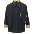 バーバリーブラックレーベル BURBERRY BLACK LABEL ポケットチェックデザイン ロングスリーブシャツ メンズ 2