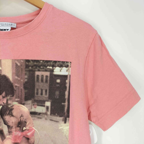 ザラ ZARA ×ROCKY フォトプリント クルーネックTシャツ レディース import:S