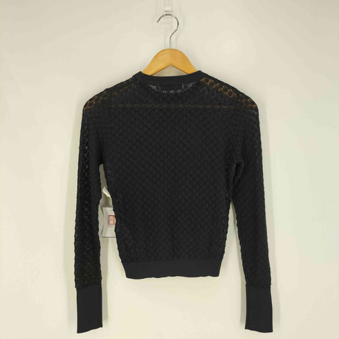 ザラ ZARA 透かし編み クルーネックニット レディース import:S