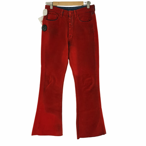 エムエムシックス メゾンマルジェラ MM6 Maison Margiela 18AW destroy flair denim pants レディース FR:38-40