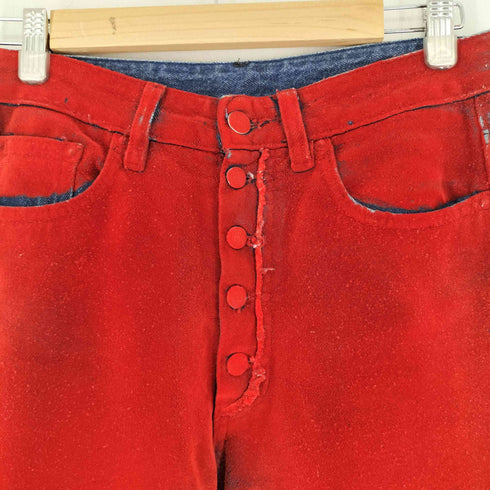 エムエムシックス メゾンマルジェラ MM6 Maison Margiela 18AW destroy flair denim pants レディース FR:38-40