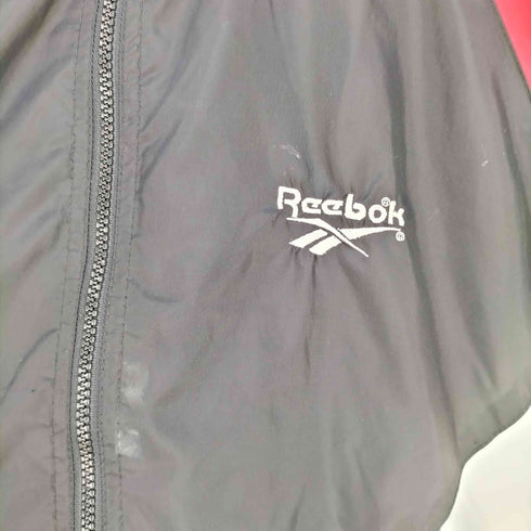 リーボック Reebok ロゴ刺繍 ハイネック ジップアップジャケット メンズ