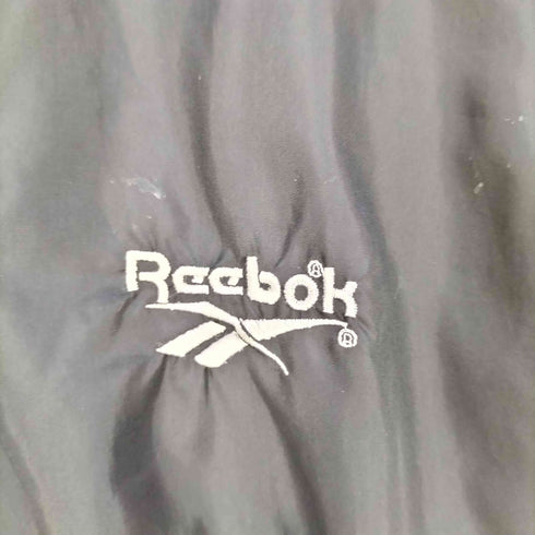 リーボック Reebok ロゴ刺繍 ハイネック ジップアップジャケット メンズ