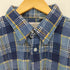 シアーズ Sears 70~80s PERMA-PREST コットンポリ チェックネルシャツ メンズ JPN:XL