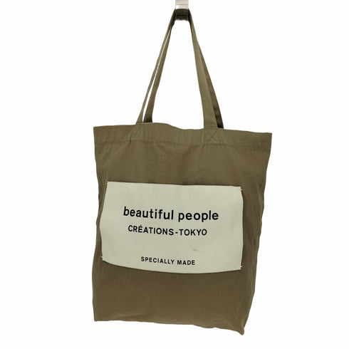 ビューティフルピープル beautiful people NAME TAG TOTE BAG レディース